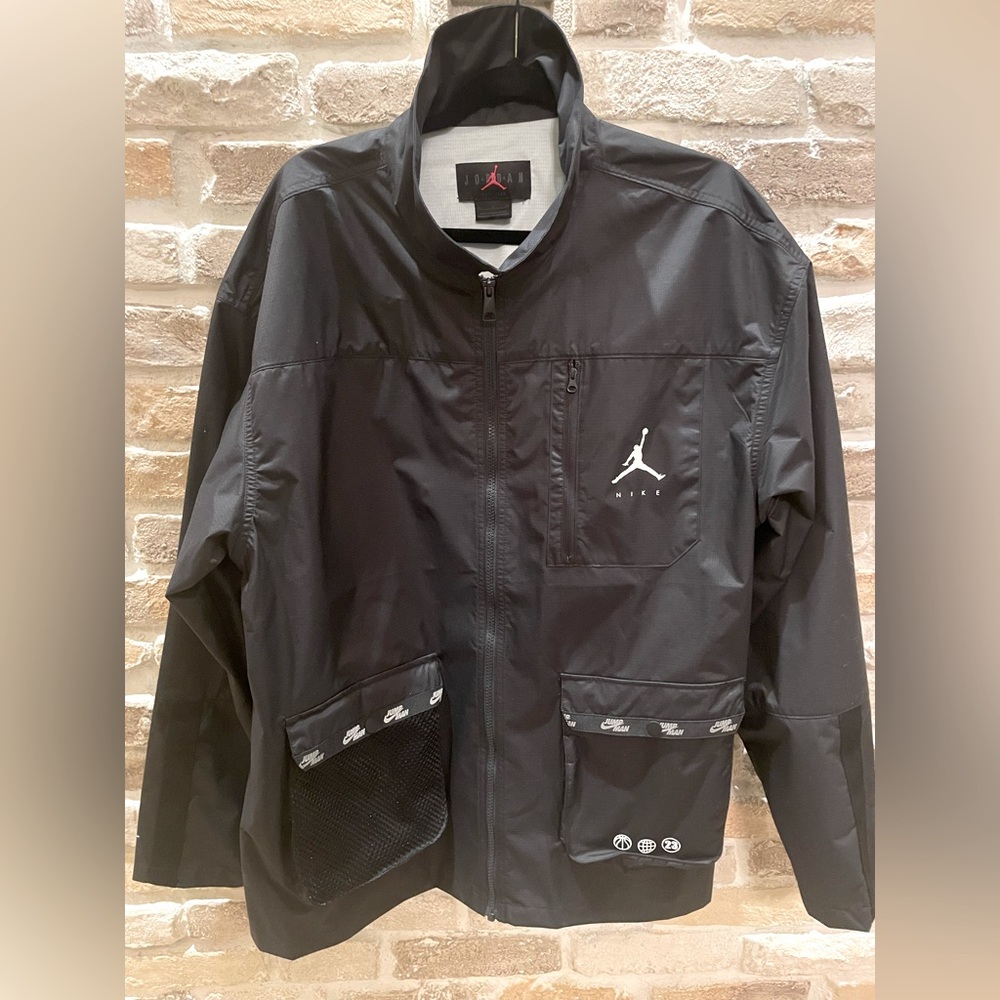 Nike Jordan Men Jumpman Black/White Active Jacket